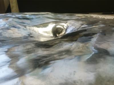 箱崎恵の作品、True Iron