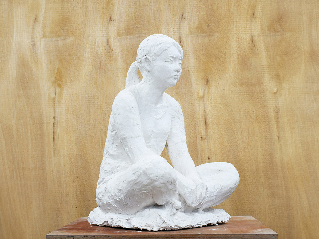 箱崎恵の作品、胡坐（あぐら）