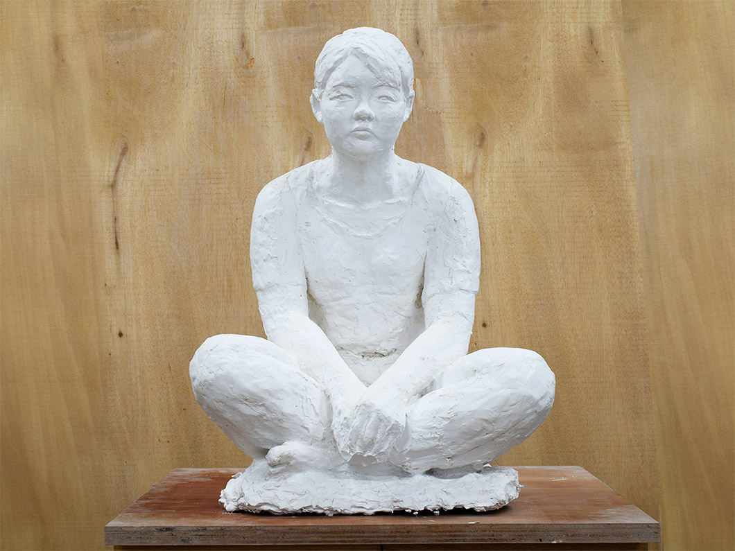 箱崎恵の作品、胡坐（あぐら）